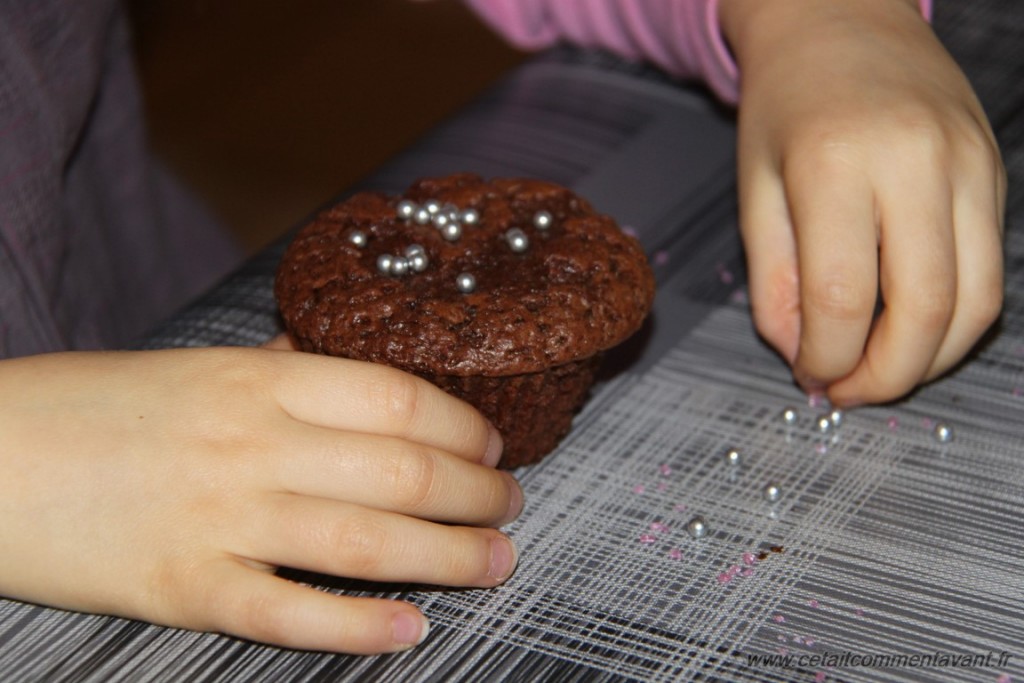 Décorer les petits gâteaux